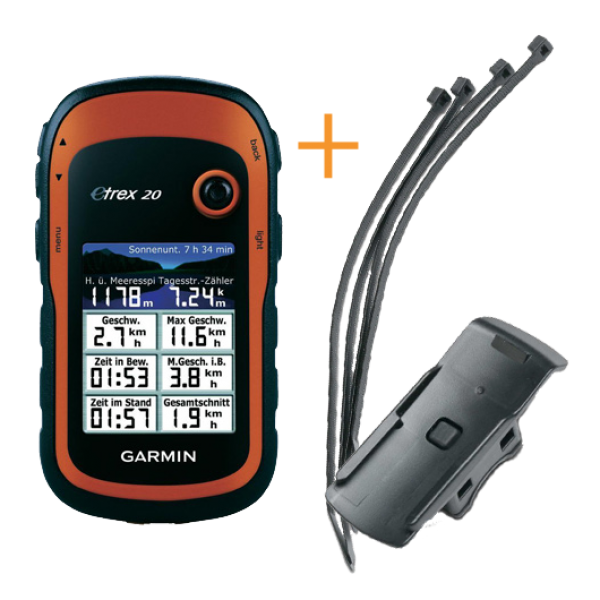 Garmin eTrex 20 - fietspakket