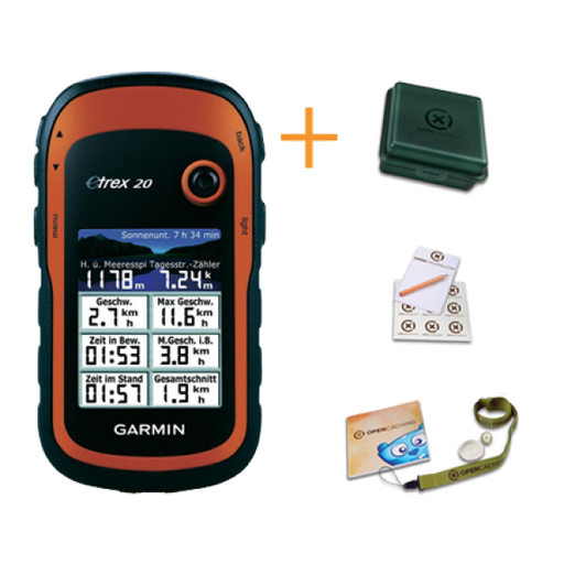 Garmin eTrex 20 - Geocaching kit